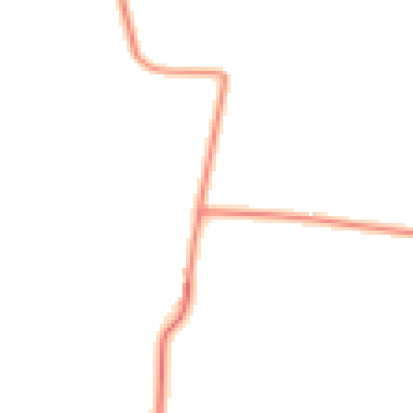 Daytime road noise heatmap for PE12 9NQ