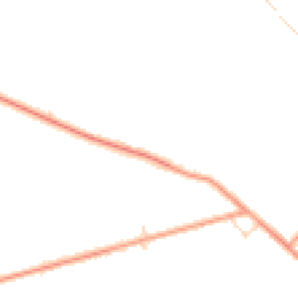 Daytime road noise heatmap for PE12 9NW