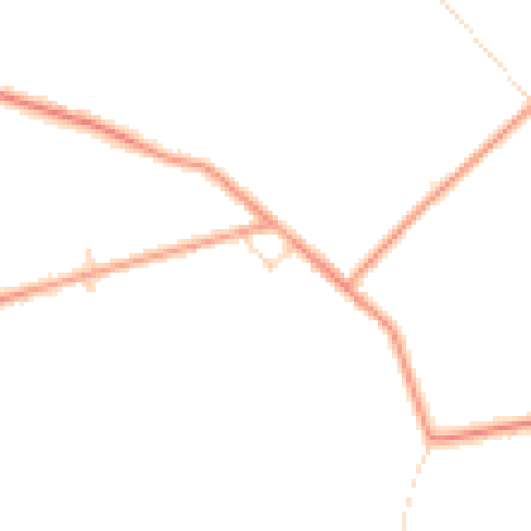 Daytime road noise heatmap for PE12 9PG