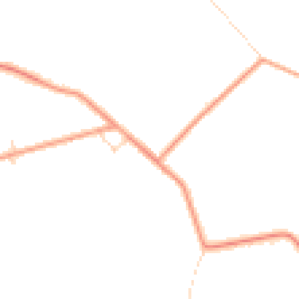 Daytime road noise heatmap for PE12 9PH