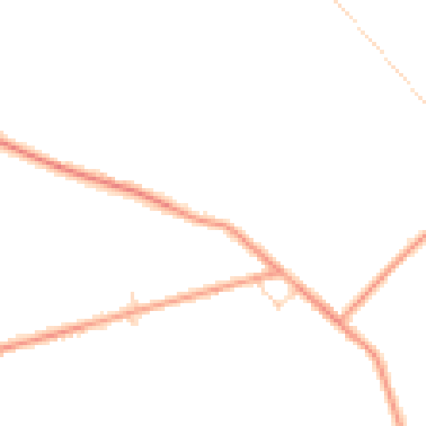 Daytime road noise heatmap for PE12 9PN