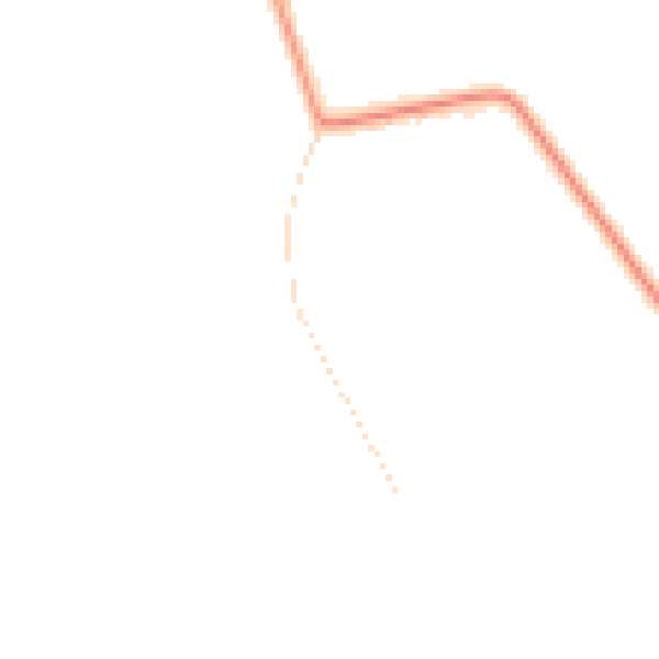 Daytime road noise heatmap for PE12 9RZ