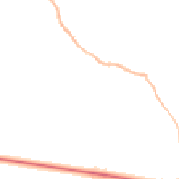 Night-time road noise heatmap for PE12 9YJ