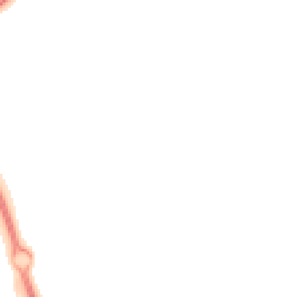 Night-time road noise heatmap for PE2 5EL
