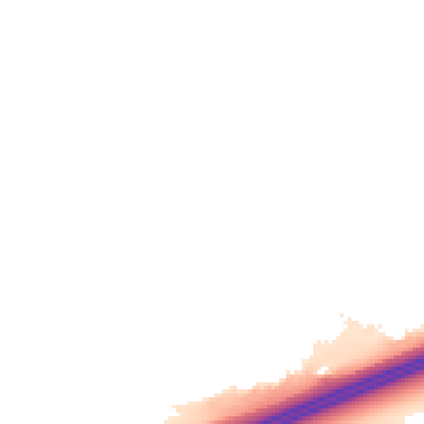 Night-time road noise heatmap for PE2 5GH