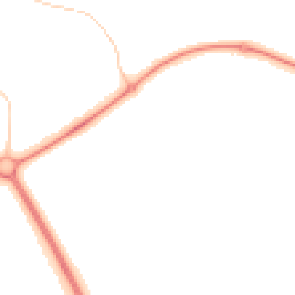Night-time road noise heatmap for PE2 5GQ
