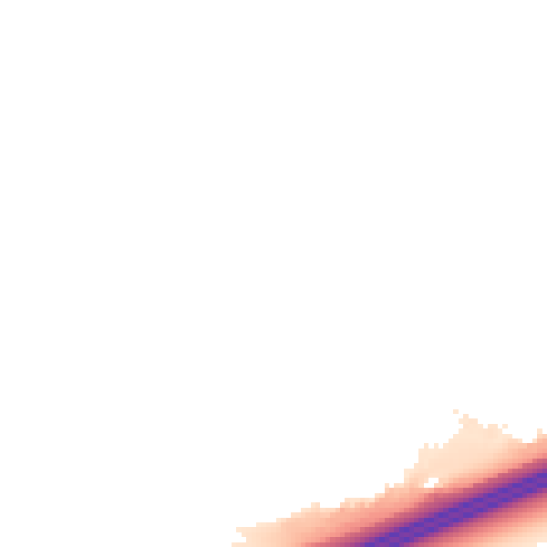 Night-time road noise heatmap for PE2 5HP