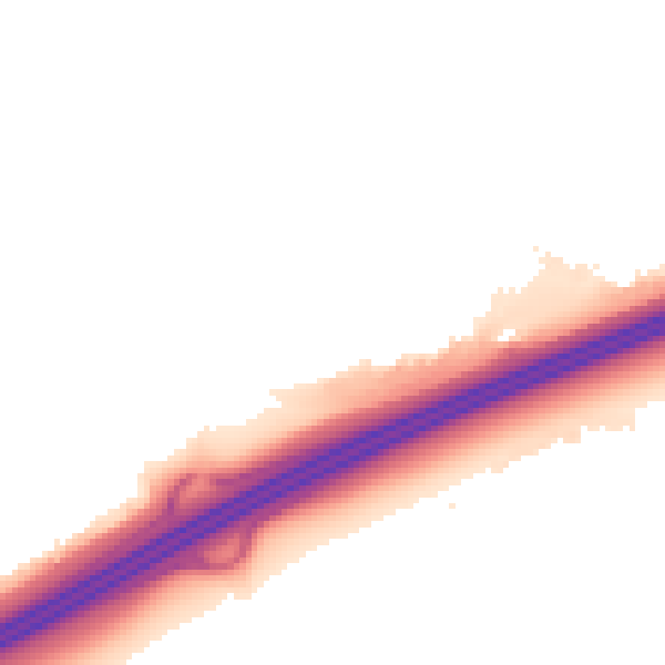 Night-time road noise heatmap for PE2 5NR