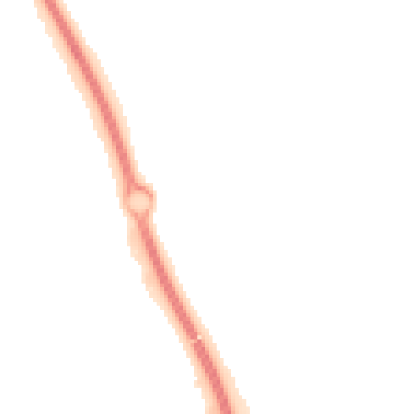 Night-time road noise heatmap for PE2 5PP