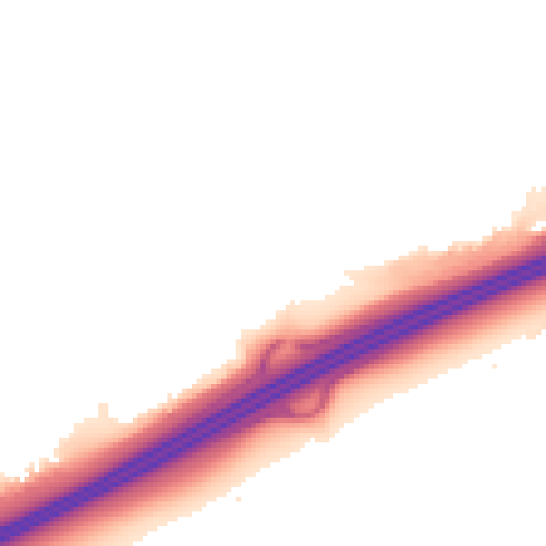 Night-time road noise heatmap for PE2 5PS