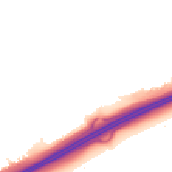 Night-time road noise heatmap for PE2 5PT