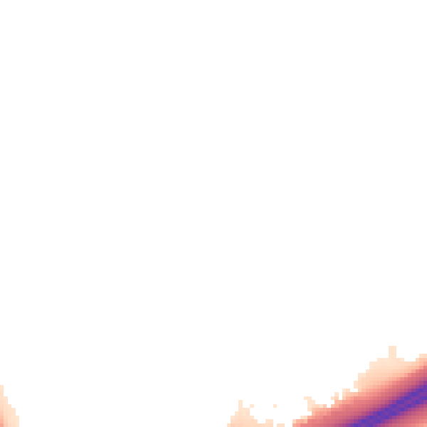 Night-time road noise heatmap for PE2 5RL