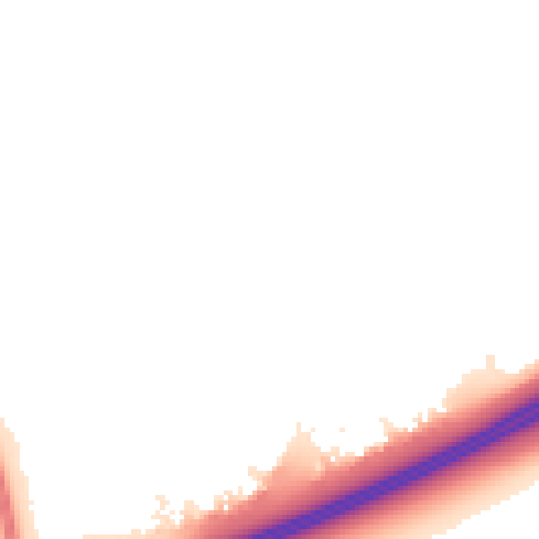 Night-time road noise heatmap for PE2 5RX