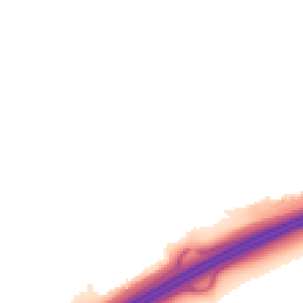 Night-time road noise heatmap for PE2 5SB