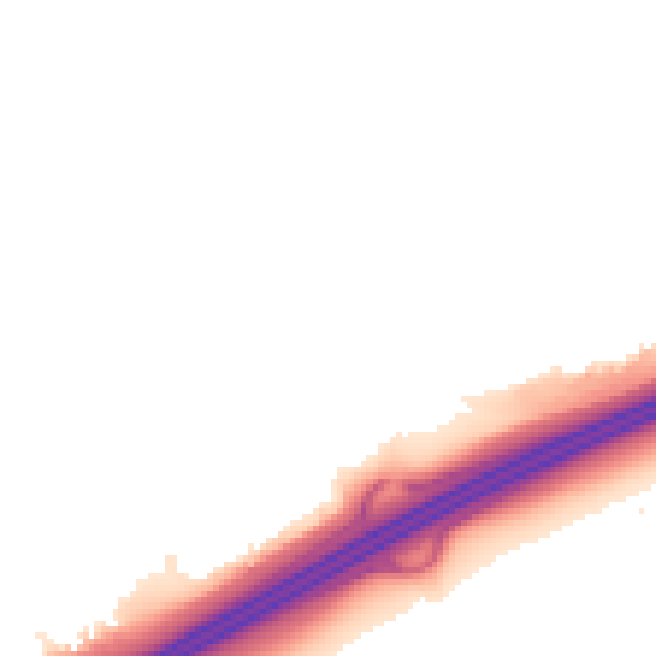 Night-time road noise heatmap for PE2 5SH