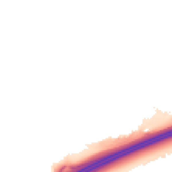 Night-time road noise heatmap for PE2 5XX