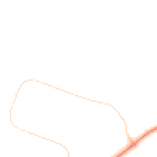 Night-time road noise heatmap for PE2 6FB