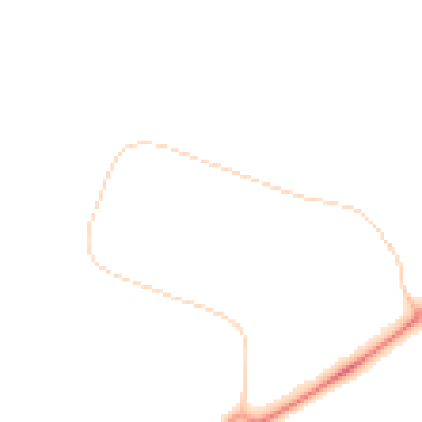 Night-time road noise heatmap for PE2 6FG