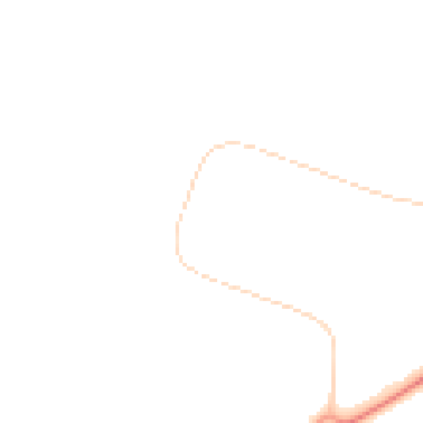 Night-time road noise heatmap for PE2 6FR