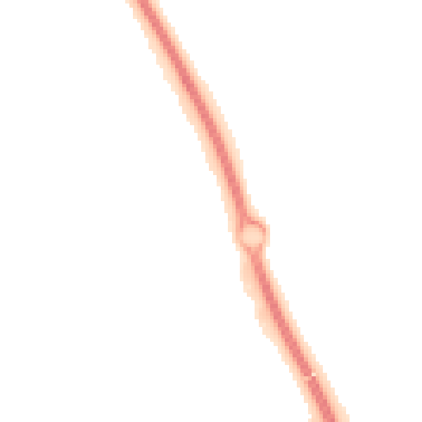 Night-time road noise heatmap for PE2 6SJ