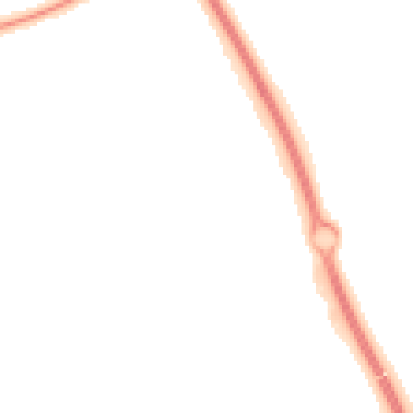 Night-time road noise heatmap for PE2 6SL