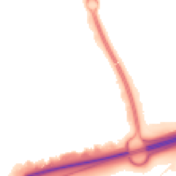 Night-time road noise heatmap for PE2 6TE