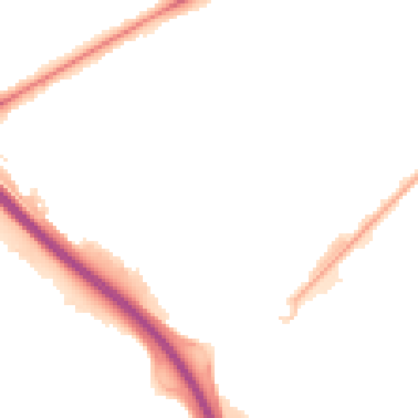 Night-time road noise heatmap for PE2 7AS