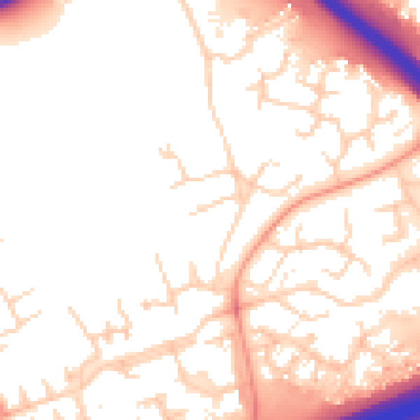 Daytime road noise heatmap for PE2 7DR