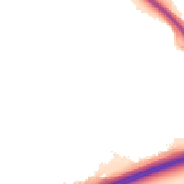 Night-time road noise heatmap for PE2 7DS