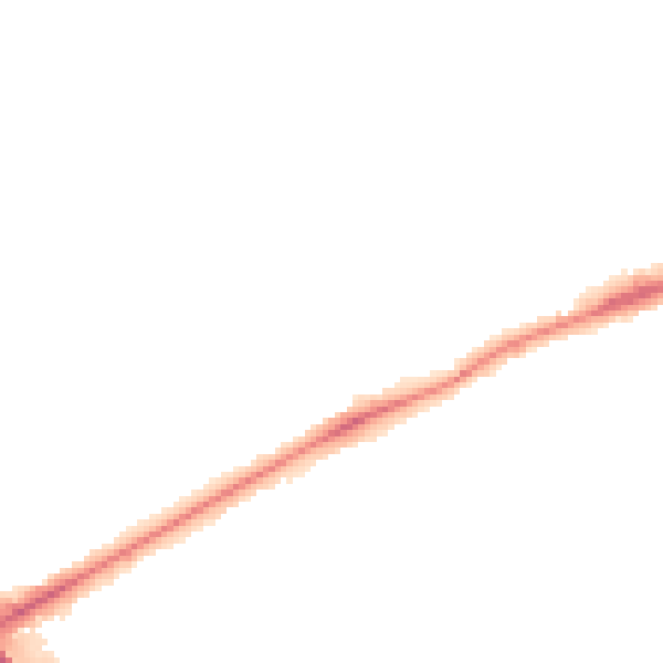 Night-time road noise heatmap for PE2 7DX