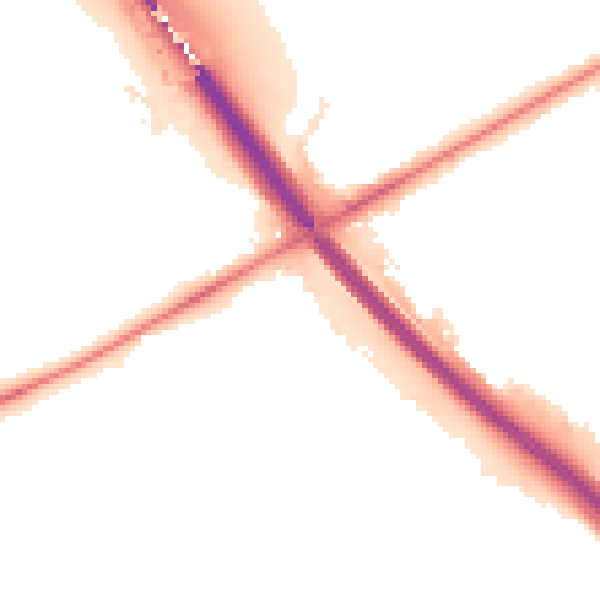 Night-time road noise heatmap for PE2 7EW