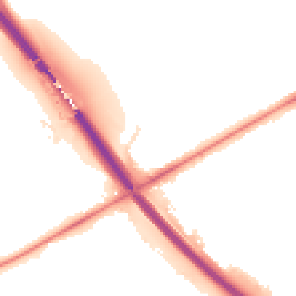 Night-time road noise heatmap for PE2 7FD