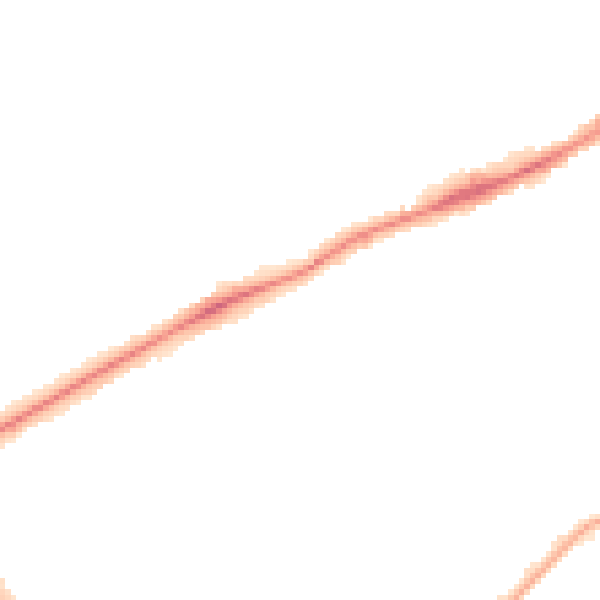 Night-time road noise heatmap for PE2 7GD