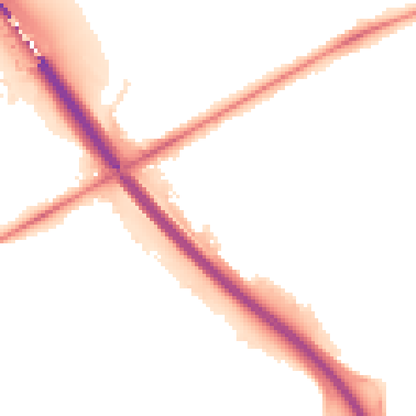 Night-time road noise heatmap for PE2 7HP