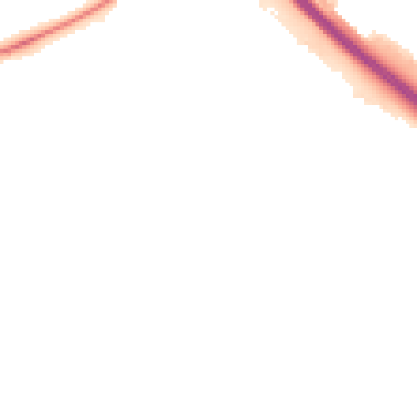 Night-time road noise heatmap for PE2 7QA