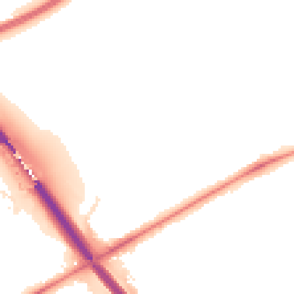 Night-time road noise heatmap for PE2 7WD