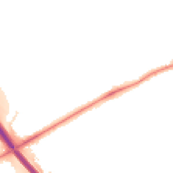 Night-time road noise heatmap for PE2 7ZD
