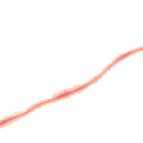 Night-time road noise heatmap for PE2 9FX
