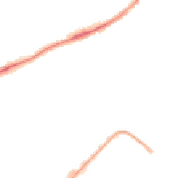 Night-time road noise heatmap for PE2 9JN