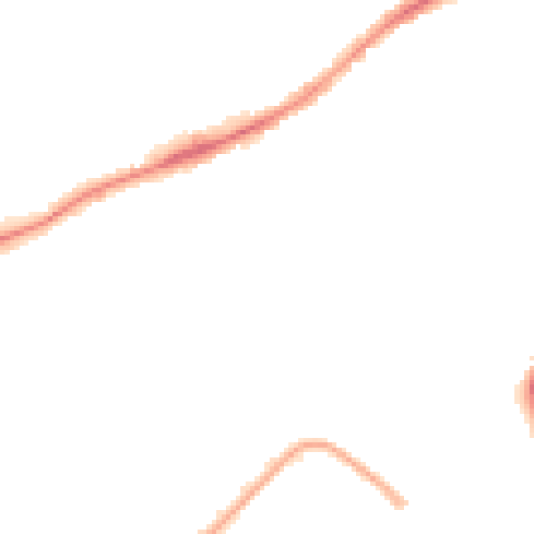 Night-time road noise heatmap for PE2 9QW