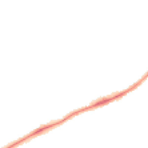 Night-time road noise heatmap for PE2 9RQ