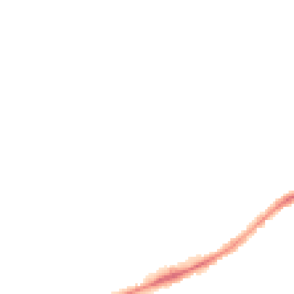 Night-time road noise heatmap for PE2 9SG