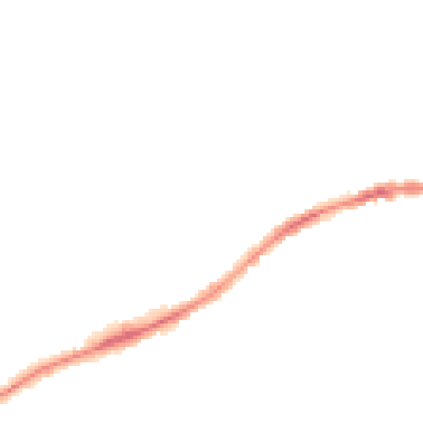 Night-time road noise heatmap for PE2 9SL