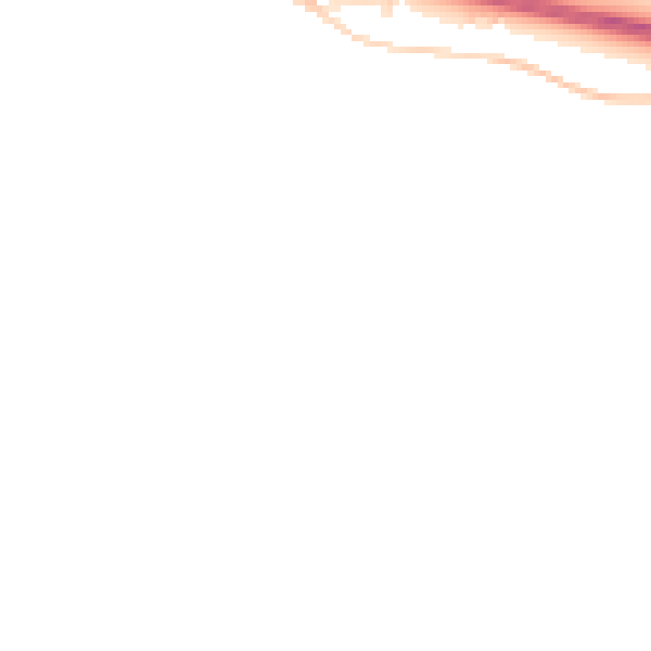 Night-time road noise heatmap for PE28 0AT