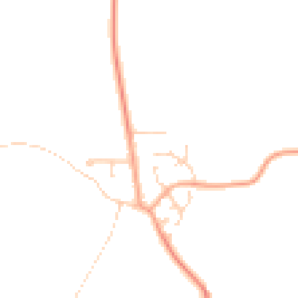 Daytime road noise heatmap for PE28 0GE