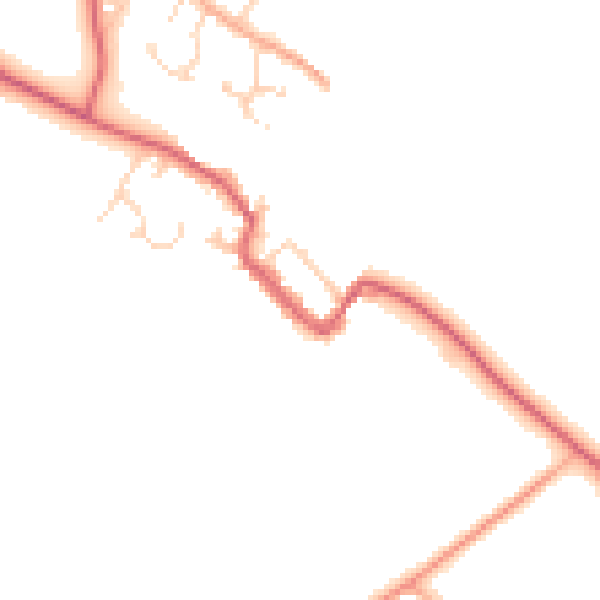 Daytime road noise heatmap for PE28 0HA