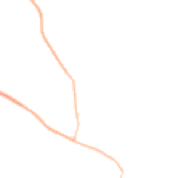 Night-time road noise heatmap for PE28 0JD