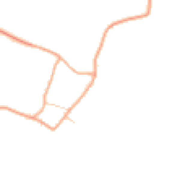 Daytime road noise heatmap for PE28 0LY