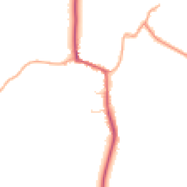 Daytime road noise heatmap for PE28 0PL