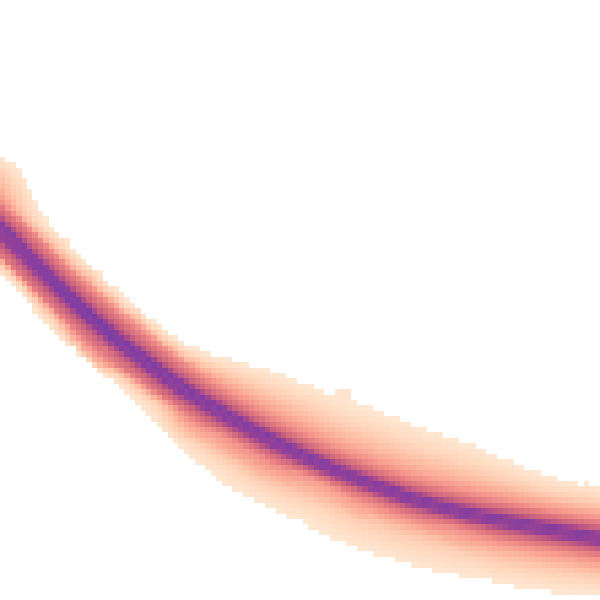 Night-time road noise heatmap for PE28 0QN